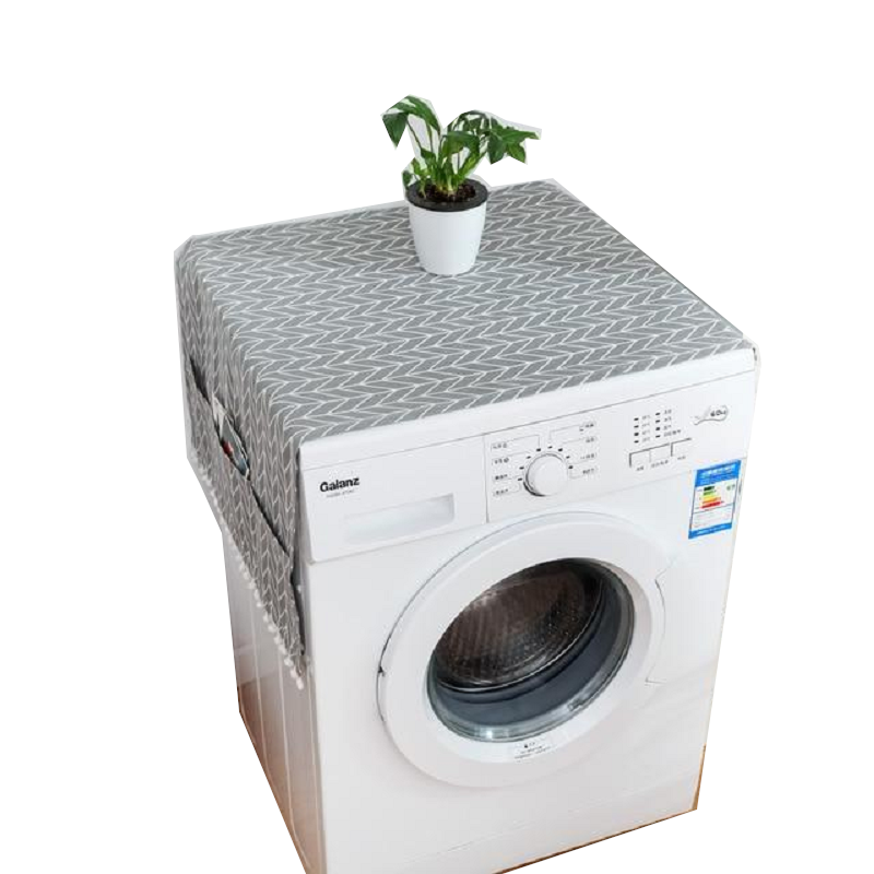 Washing Machine Cover With Pocket Multifunction Refrigerator Dust