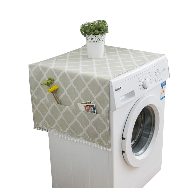 Washing Machine Cover With Pocket Multifunction Refrigerator Dust