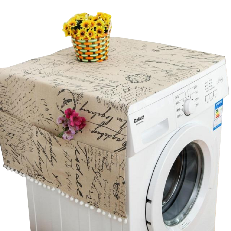 Washing Machine Cover With Pocket Multifunction Refrigerator Dust
