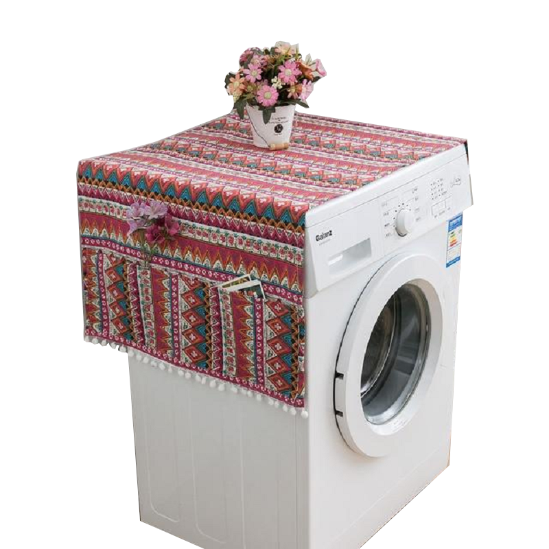 Washing Machine Cover With Pocket Multifunction Refrigerator Dust