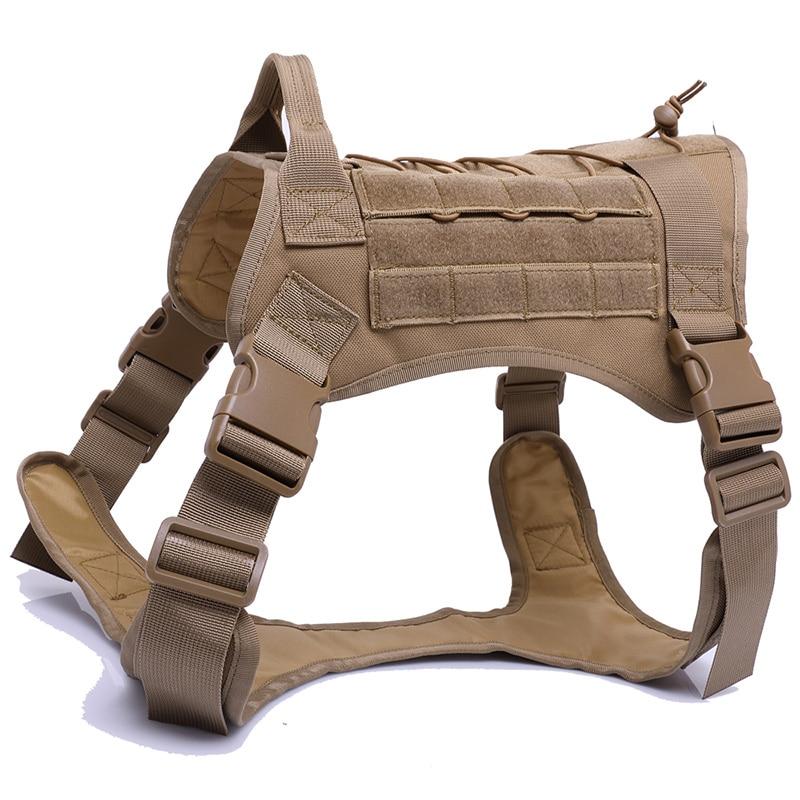 Tactical Dog Harness Vest With Handle Leash