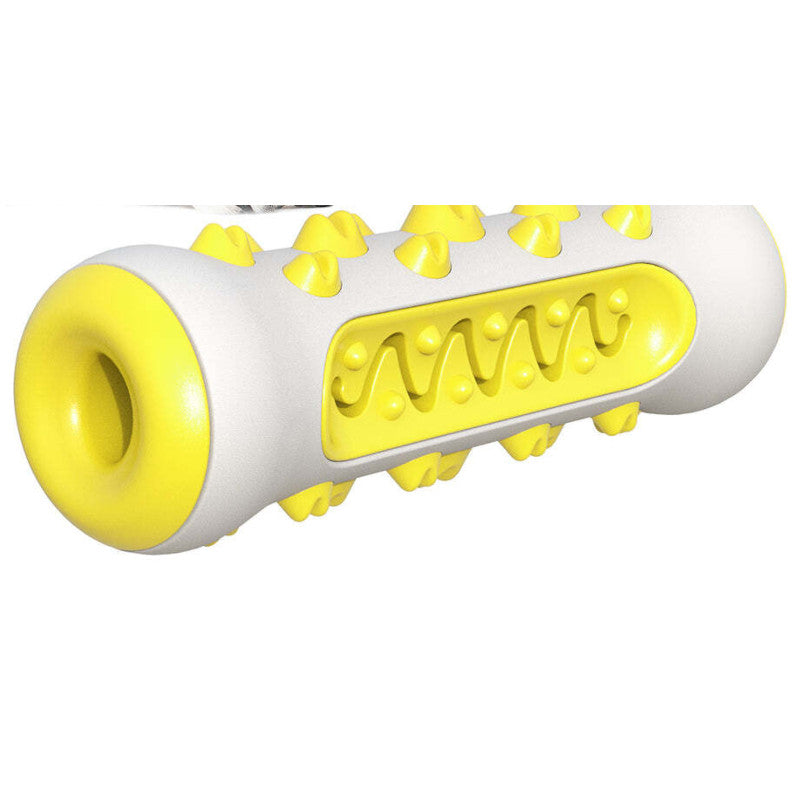 Yellow Dog Toothbrush Toy