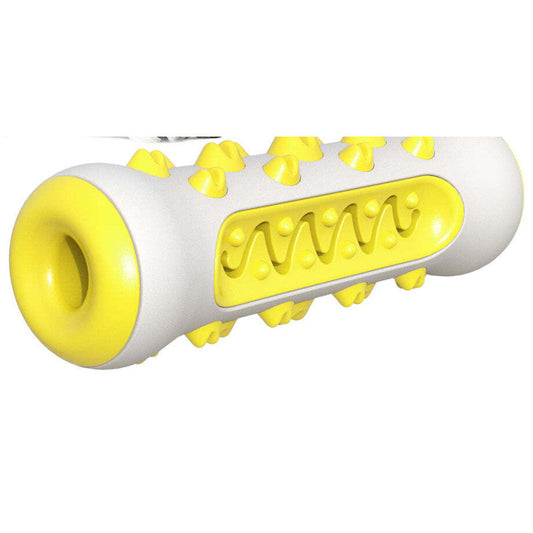 Yellow Dog Toothbrush Toy