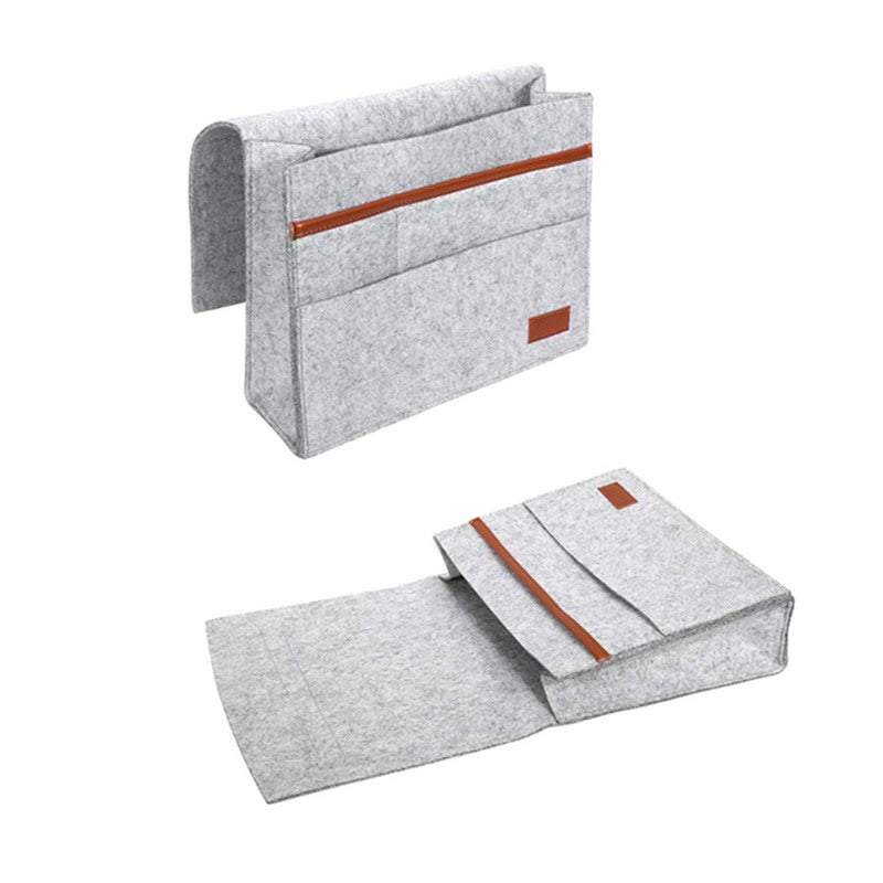 Storage Boxes Felt Bedside Table Bag Organiser Multi Pocket Organisation