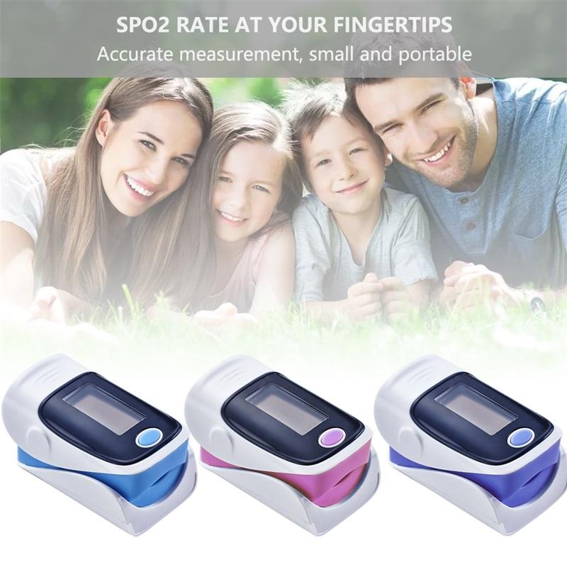 Fingertip Heart Rate Monitor With Pulse Oximeter