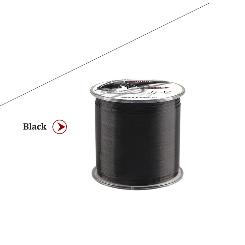 500M Super Strong Nylon Fishing Line Main Fly Accessory Black 4.0