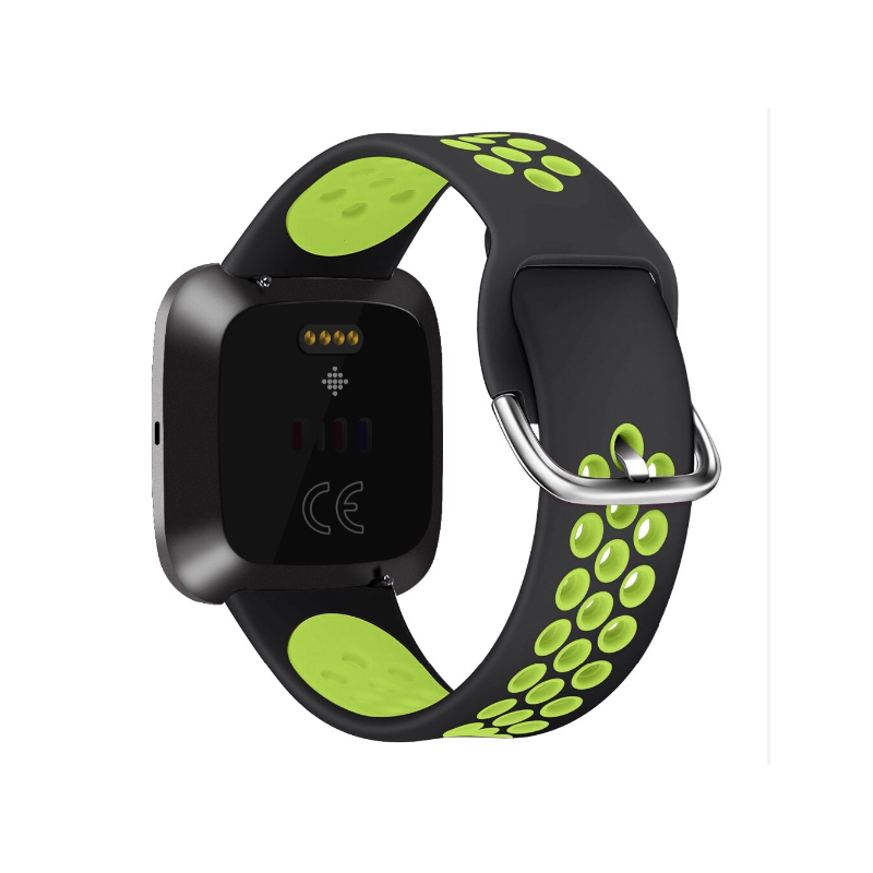 Smart Watch Wristband 2 Color Silicone Strap Reverse Buckle Band For Fitbit Versa 1 5