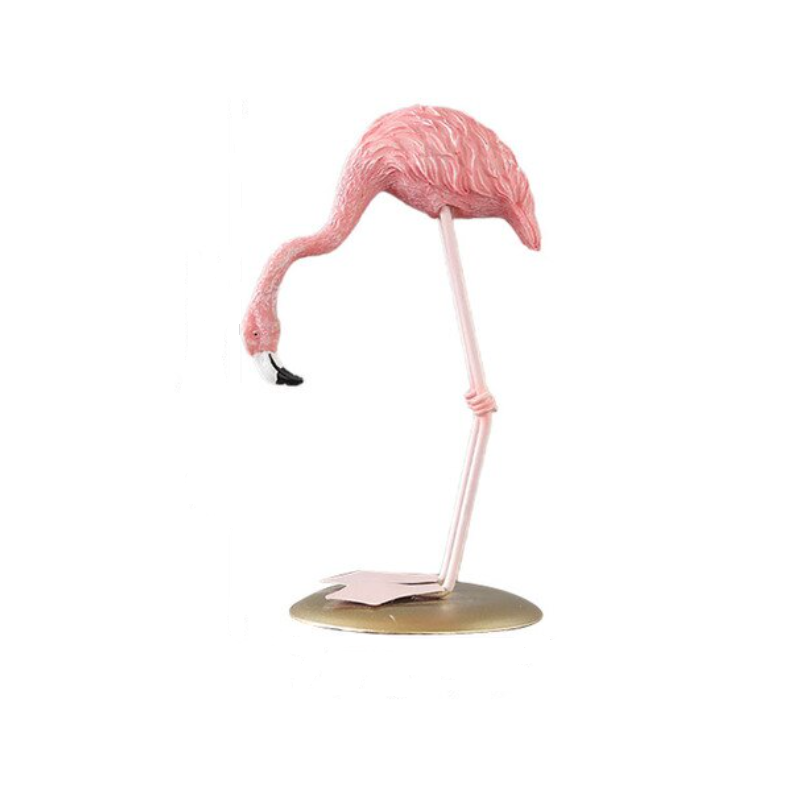 Flamingo Ornament Living Room Garden Decoration Pink Statue Figurine