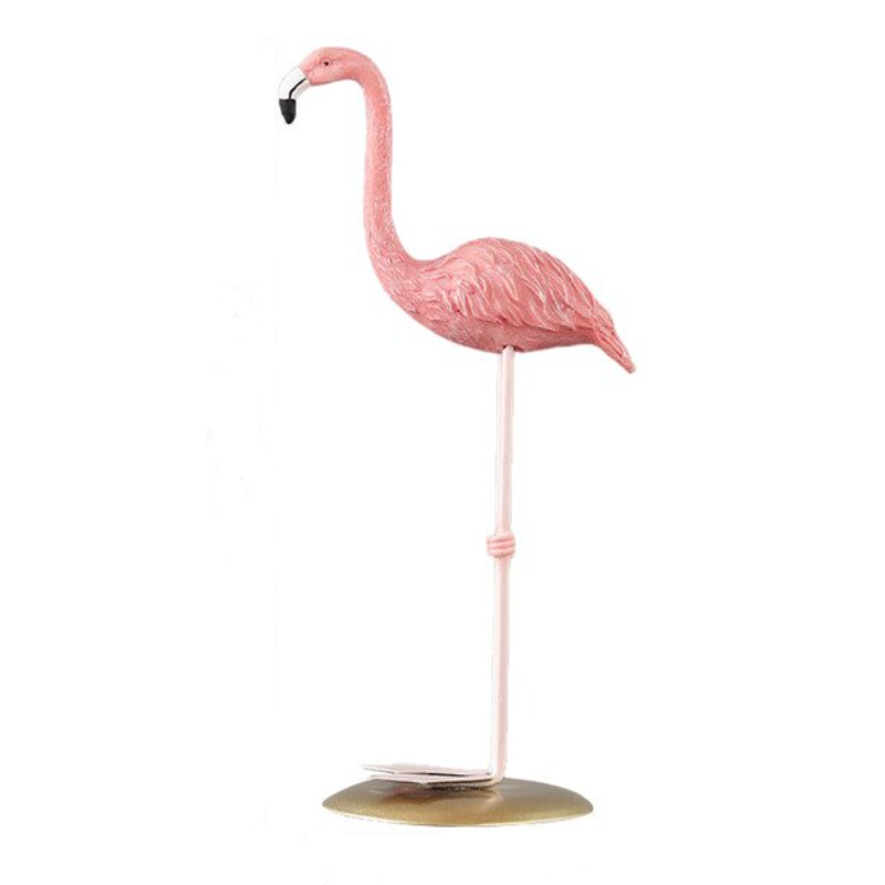 Flamingo Ornament Living Room Garden Decoration Pink Statue Figurine