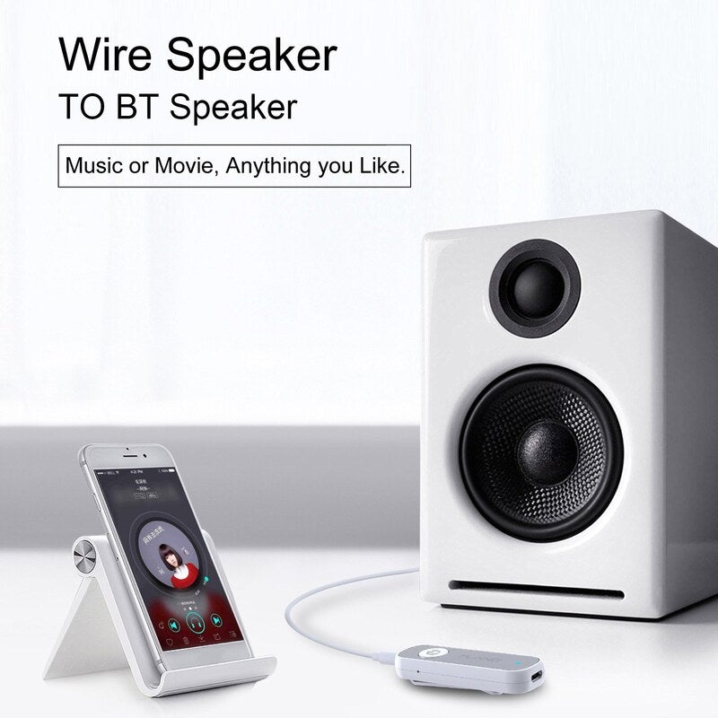 Flang Gs1 Wireless Bluetooth 5.1 Receiver Bt Audio Adapter White
