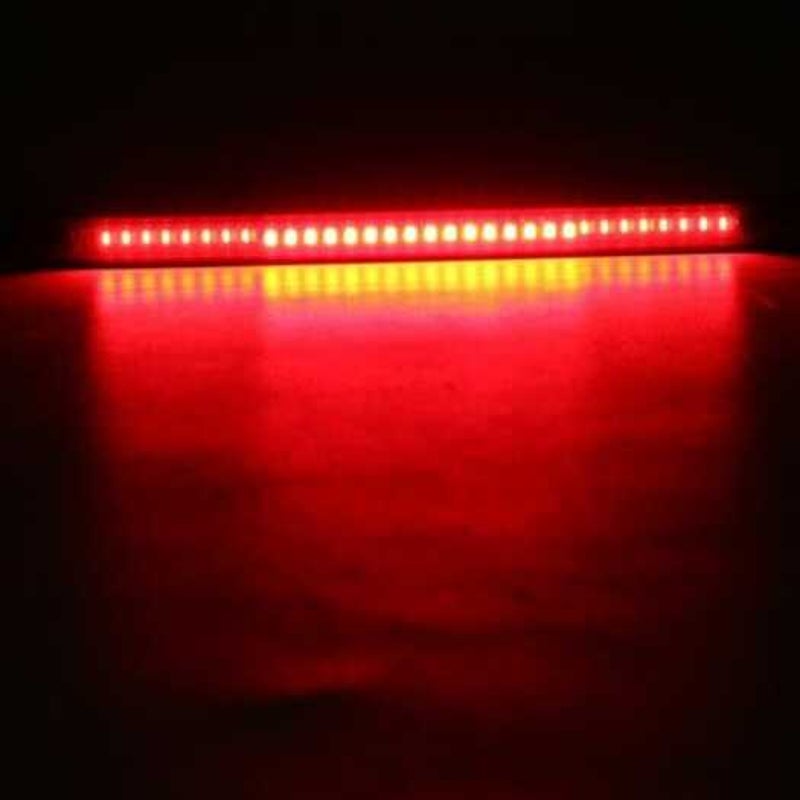 Flexible 48 Led Smd 2835 3014 Motorcycle Rear Tail Brake Stop Turn Signal Light Strip Universal