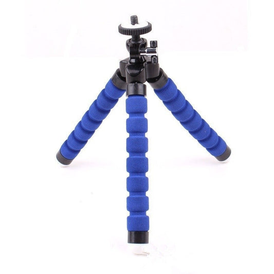 Flexible Tripod Gorilla Stand Mount Monopod Holder Blue