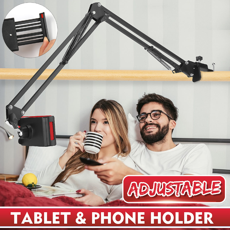 Flexible Lazy Long Arm Rotating Phone Holder Tablet Stand