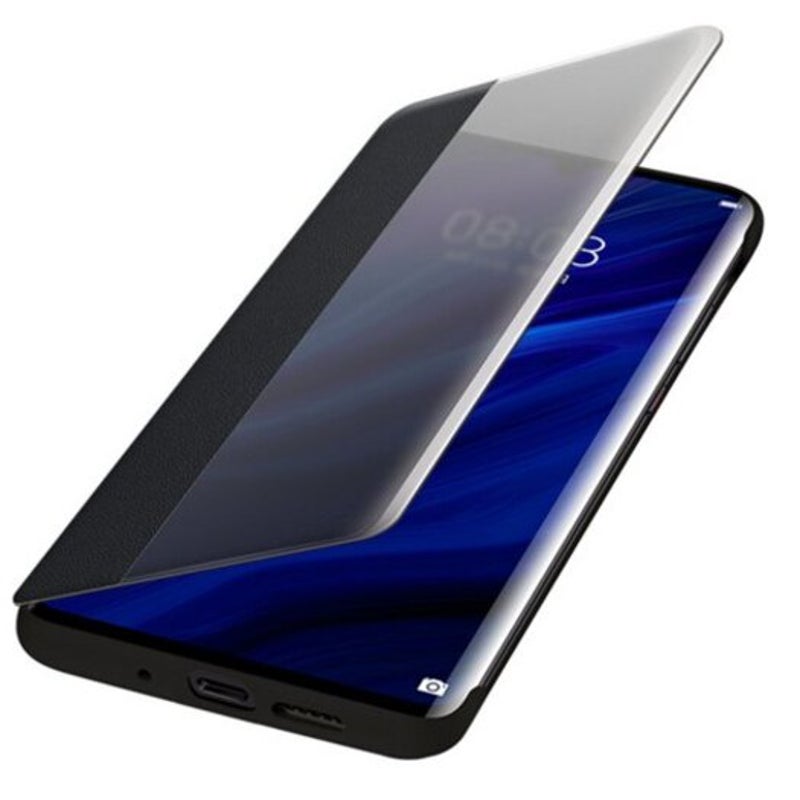 Flip Full Phone Case Cover For Huawei P30 Pro Black