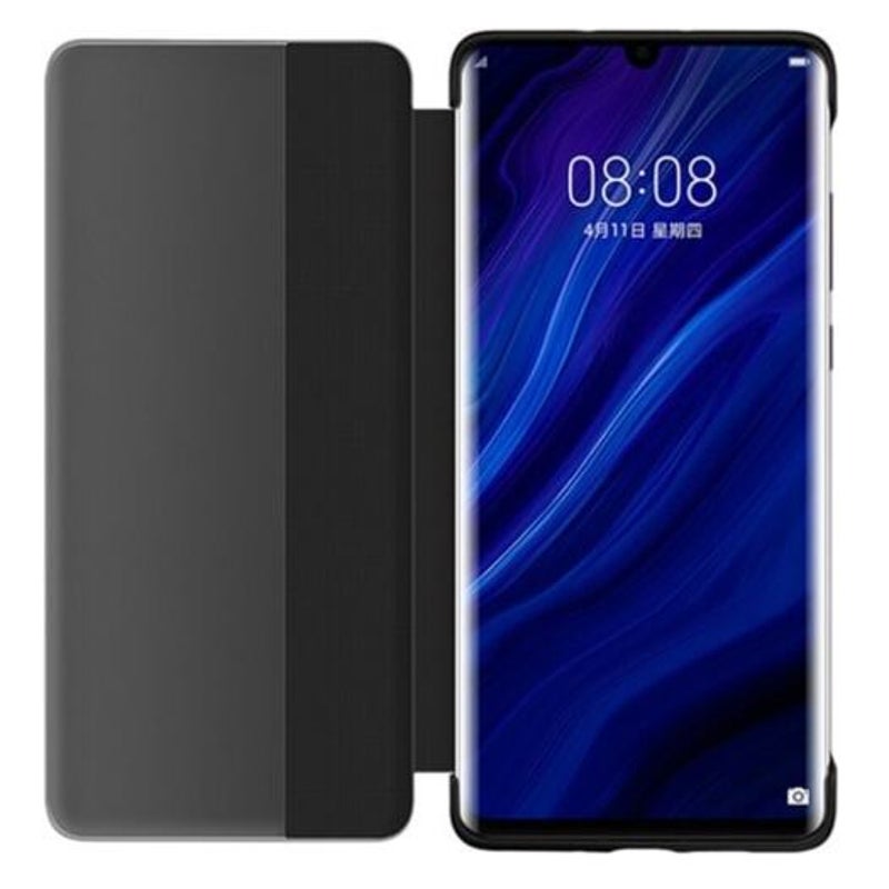 Flip Full Phone Case Cover For Huawei P30 Pro Black