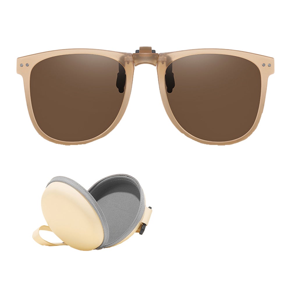 Flip Up Sunglass Clips Clip-On Sunglasses Polarized Flip-Up Glasses For Men And Women