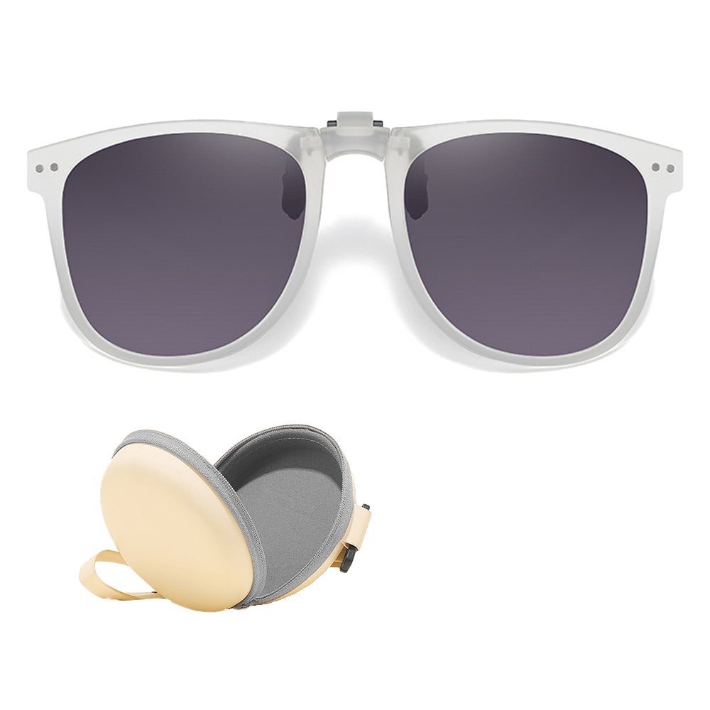 Flip Up Sunglass Clips Clip-On Sunglasses Polarized Flip-Up Glasses For Men And Women