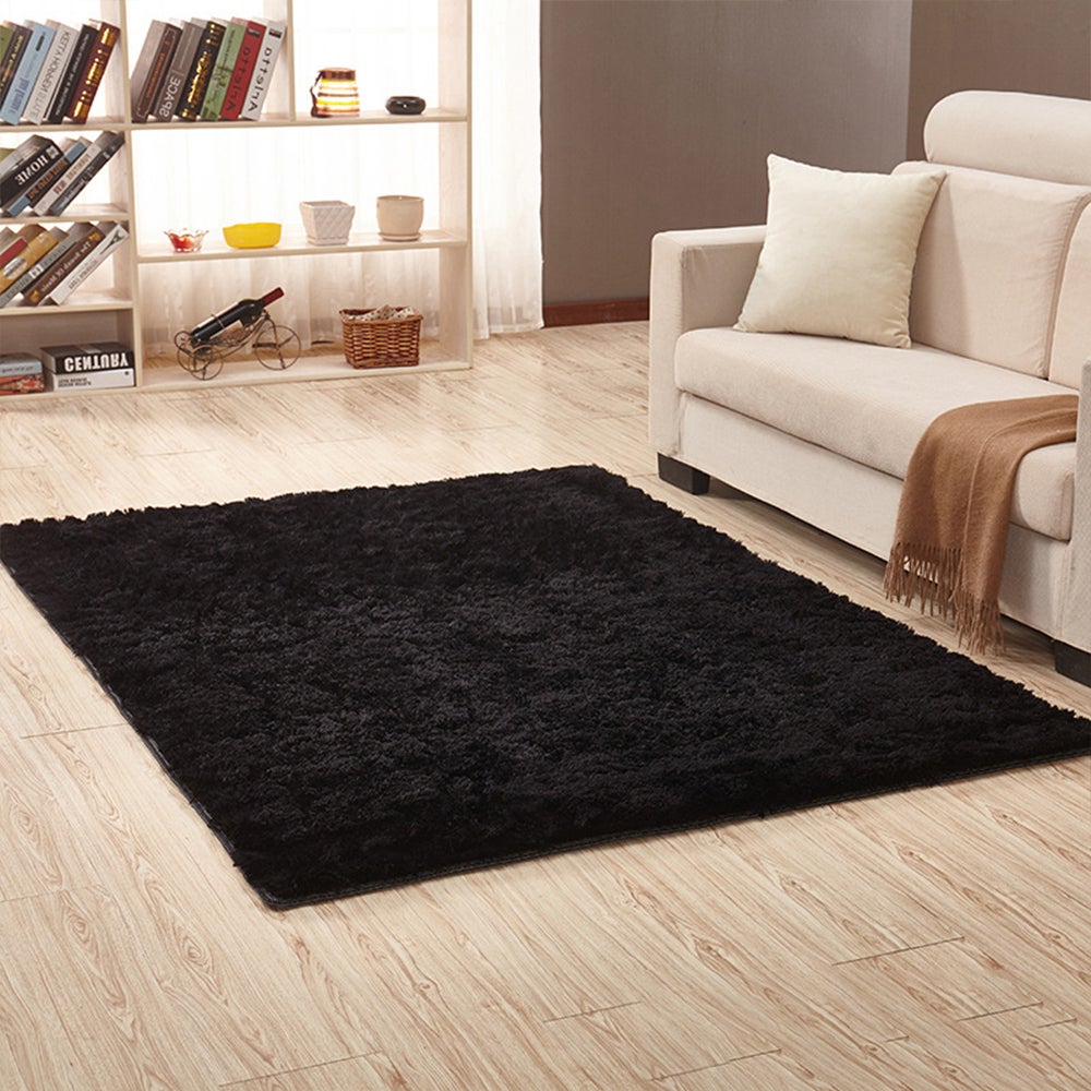 Floor Rugs Shaggy Fluffy Area Modern Soft Carpet For Bedroom Living Room