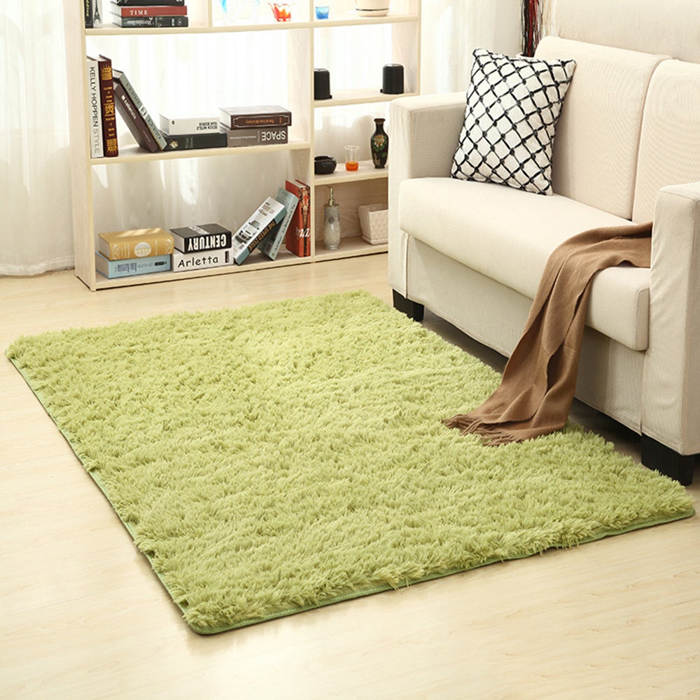 Floor Rugs Shaggy Fluffy Area Modern Soft Carpet For Bedroom Living Room
