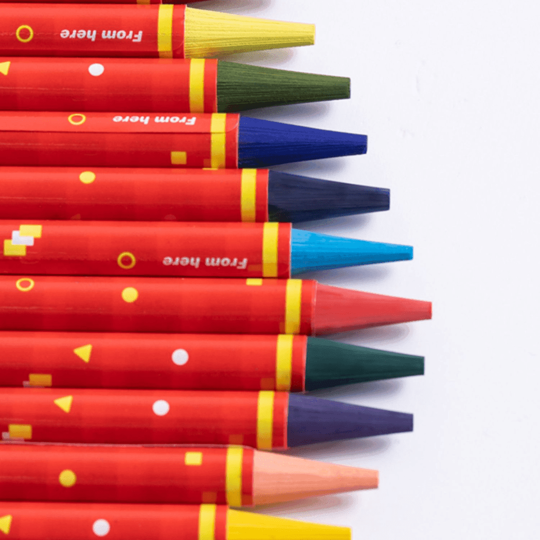 Flower Monaco Fancy Colour Pencils Wood Free)