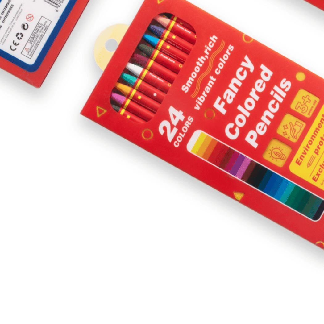 Flower Monaco Fancy Colour Pencils Wood Free)