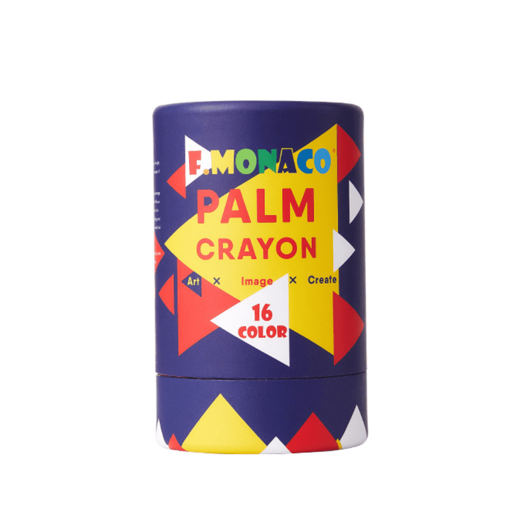 Flower Monaco Palmy Crayons 16 Colours
