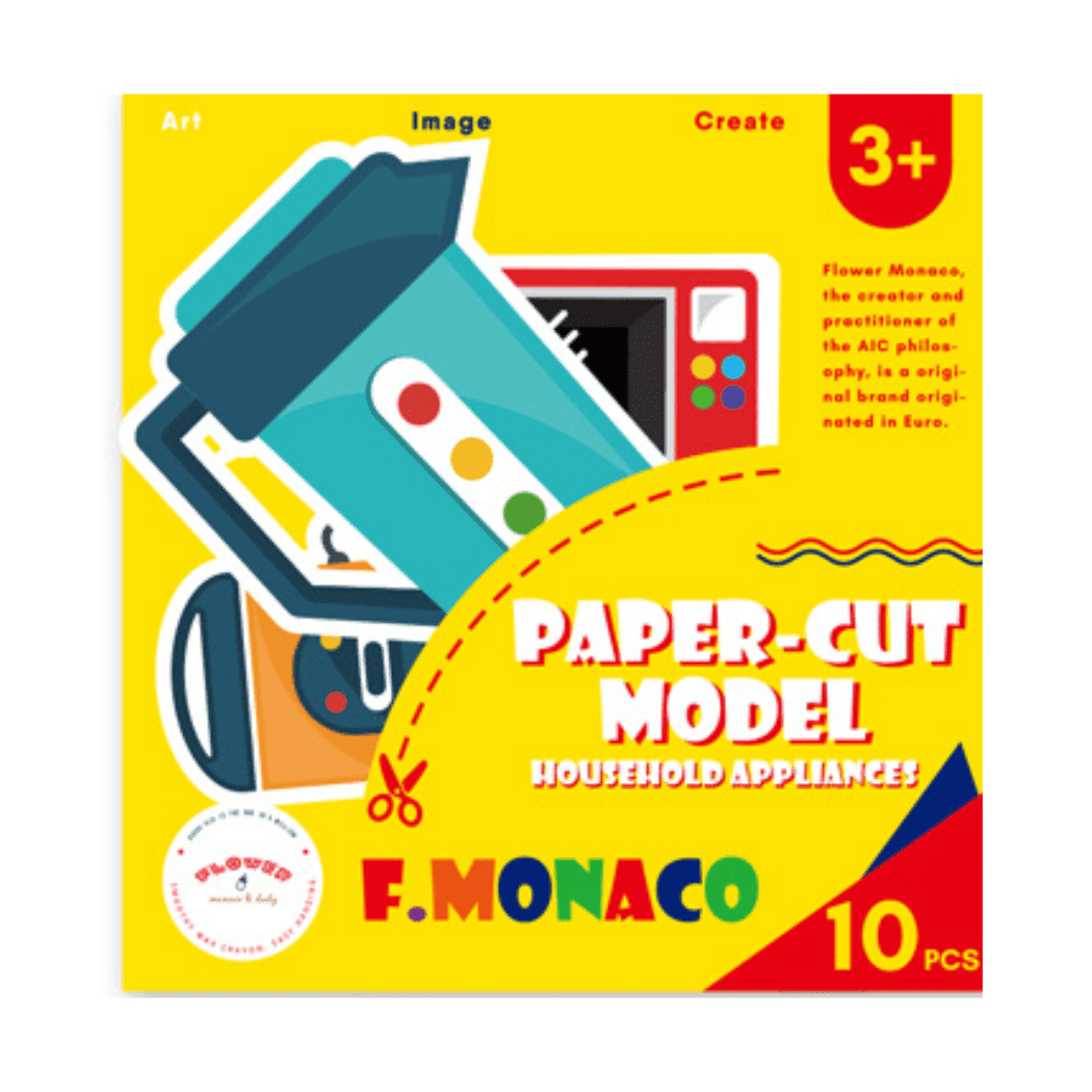 Flower Monaco Paper Cut Model