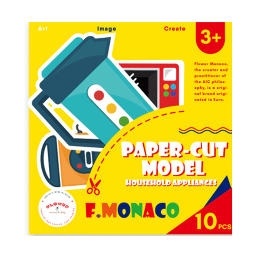 Flower Monaco Paper Cut Model
