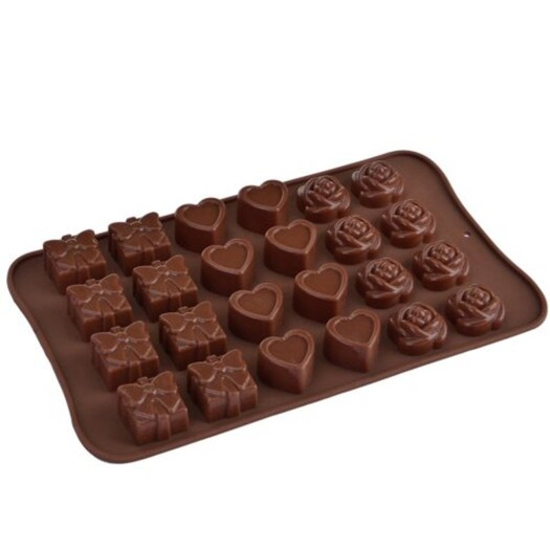 Flower Shaped Soft Silicone Mould For Ice Jelly Chocolate Coffee