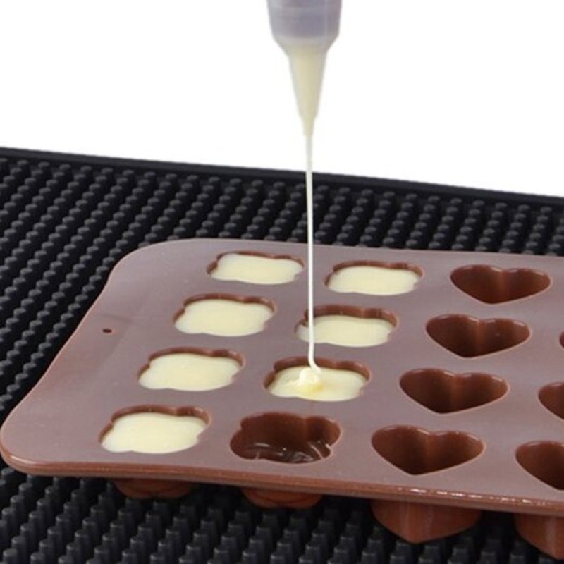 Flower Shaped Soft Silicone Mould For Ice Jelly Chocolate Coffee