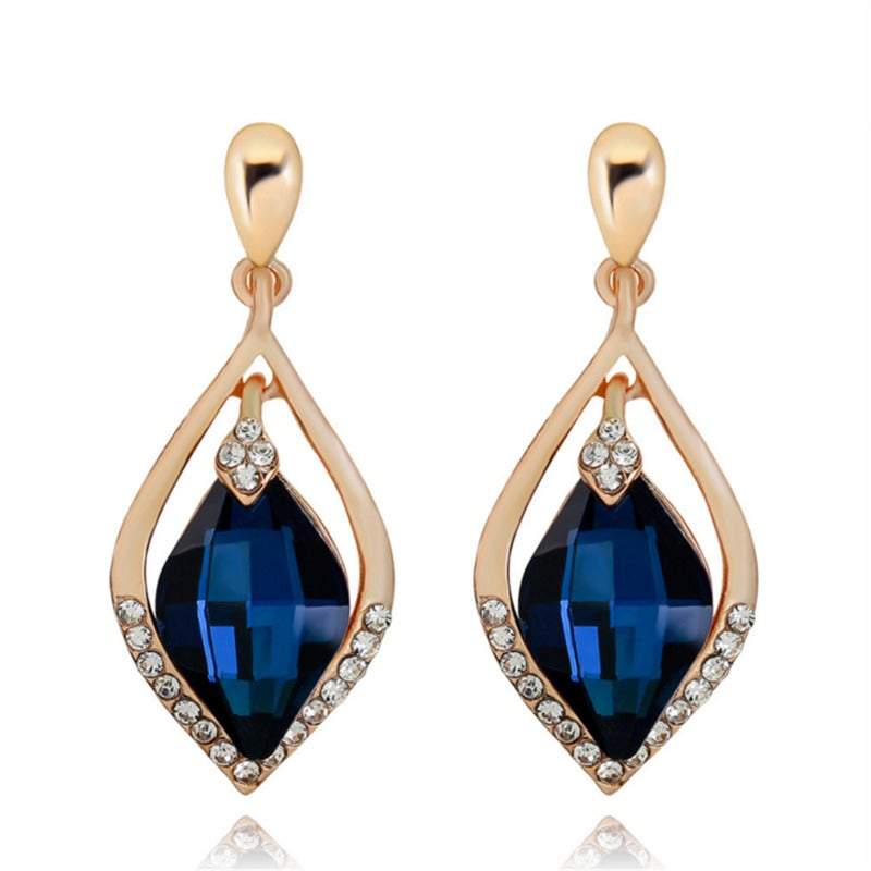 Veile Studios Earrings Flower Teardrop Wedding Dangle For Women