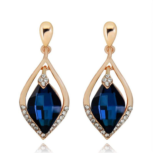 Veile Studios Earrings Flower Teardrop Wedding Dangle For Women