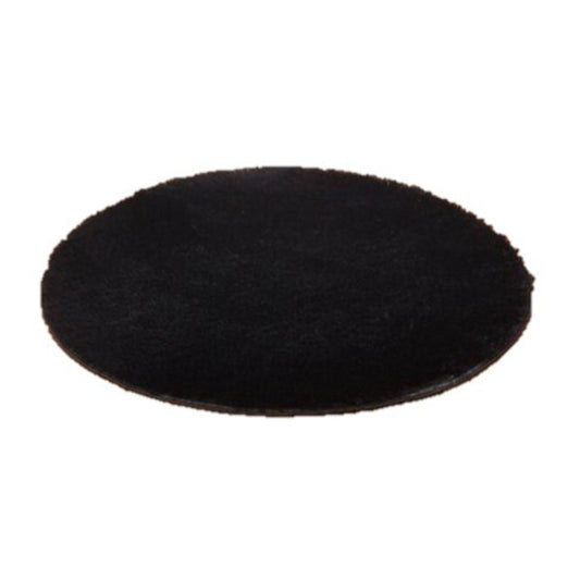 Black Fluffy Faux Fur Round Rug Kids Room Plush Shaggy Rugs