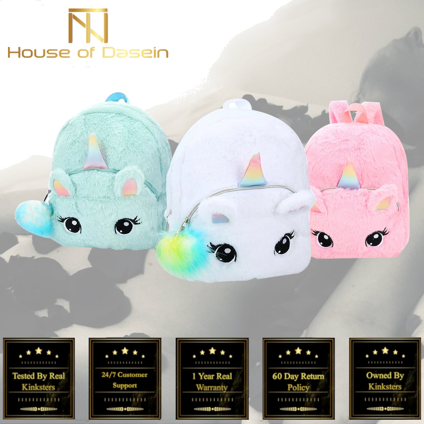 Fluffy Plush Backpack Ddlg Littles Stuffies Bag