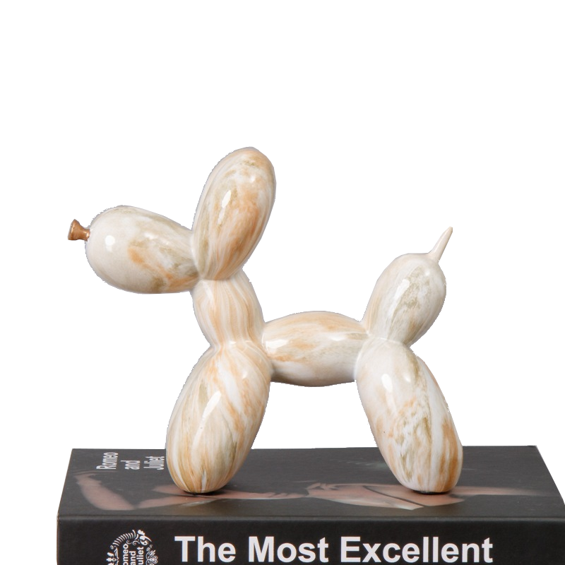 Fluid Balloon Dog Resin Ornaments Creative Living Room Home Artifact Desktop Decoration