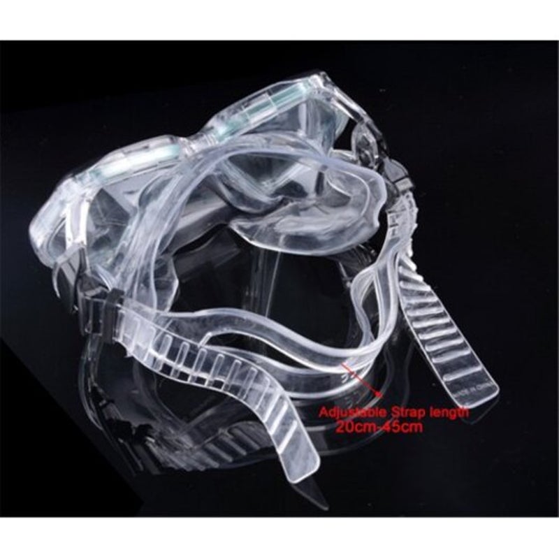 Fog Goggles Glasses Snorkel Equipment Anti Diving Set Swimming Scuba Mask Silicone Black L / Xl