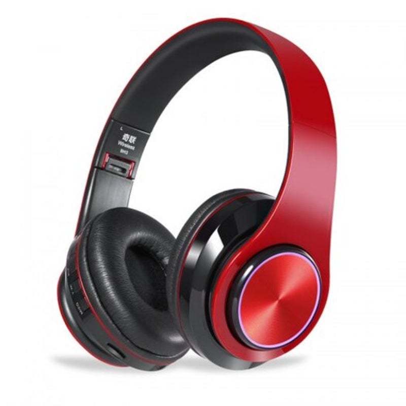 Wireless Bluetooth Headphones Rgb Sports Headset With Mic