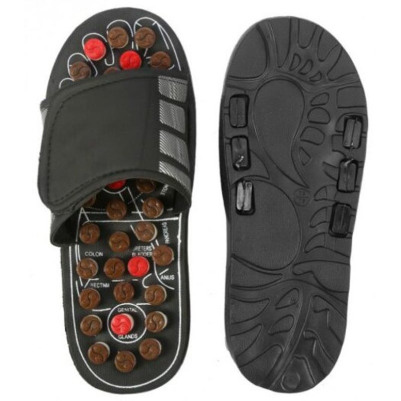 Foot Massage Slippers Acupuncture Therapy Deep Coffee 40.5