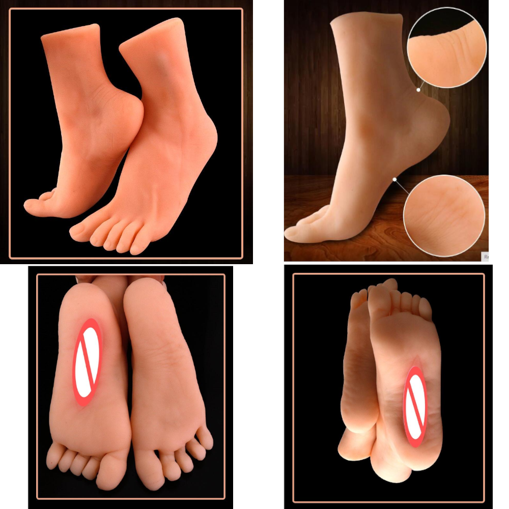 Foot Fetish Male Masturbators Super Realistic Artificial Feet Vagina Pocket Pussy