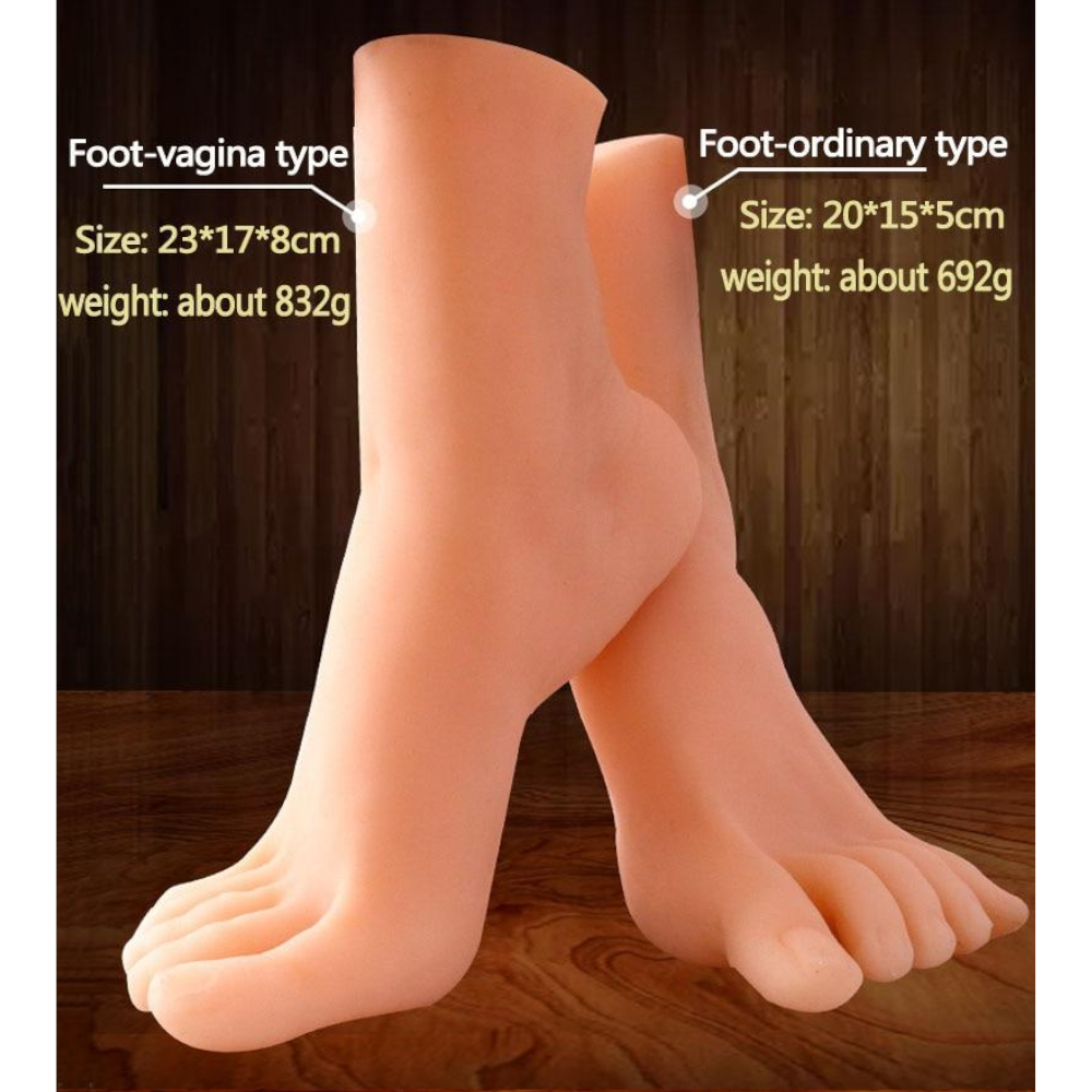 Foot Fetish Male Masturbators Super Realistic Artificial Feet Vagina Pocket Pussy