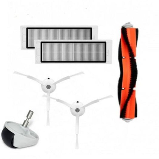 For Xiaomi Mi Sweeping Robot Accessories Set Sweeper Filter Main Side Brushes Orange