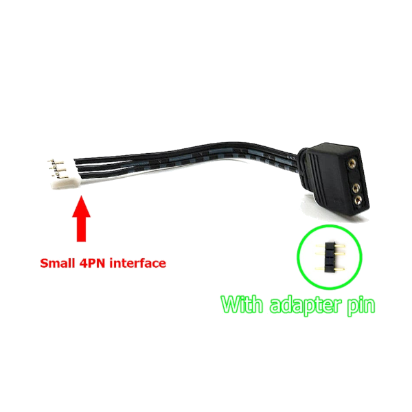For Coolmoon Fan Controller Adapter Cable Small 4Pin6pin To 5V Argb 3Pin Converter Cord