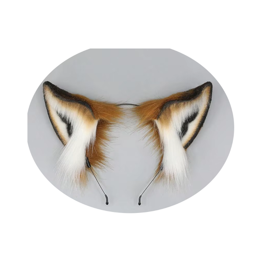 Fox Ears Headband Anime Headdress Cute Girls Hair Accessories Cosplay Props Hoop Headwear