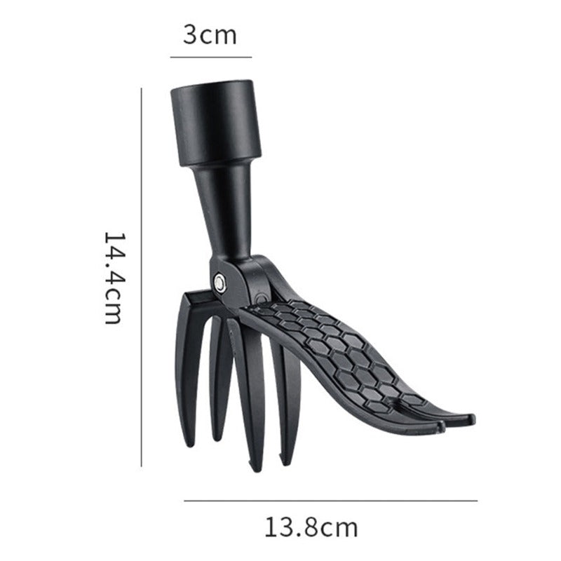 Weed Puller Tool 4 Claws Manual Weeder Root Remover Steel Outdoor Gardening Lawn Maintenance Equipment