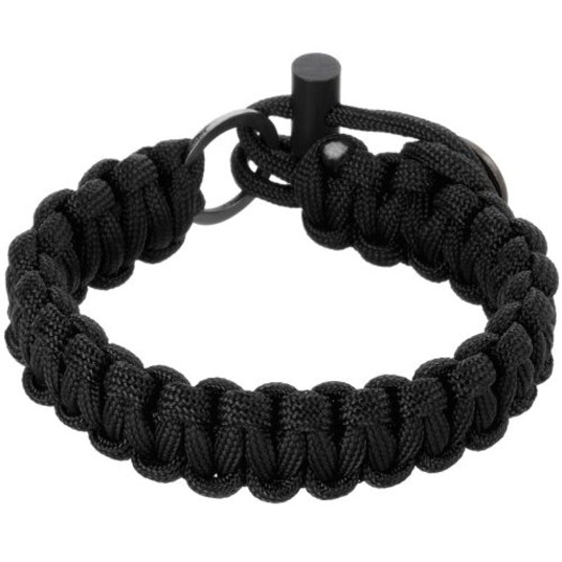 Survival Bracelet Rope Tool Kit Black