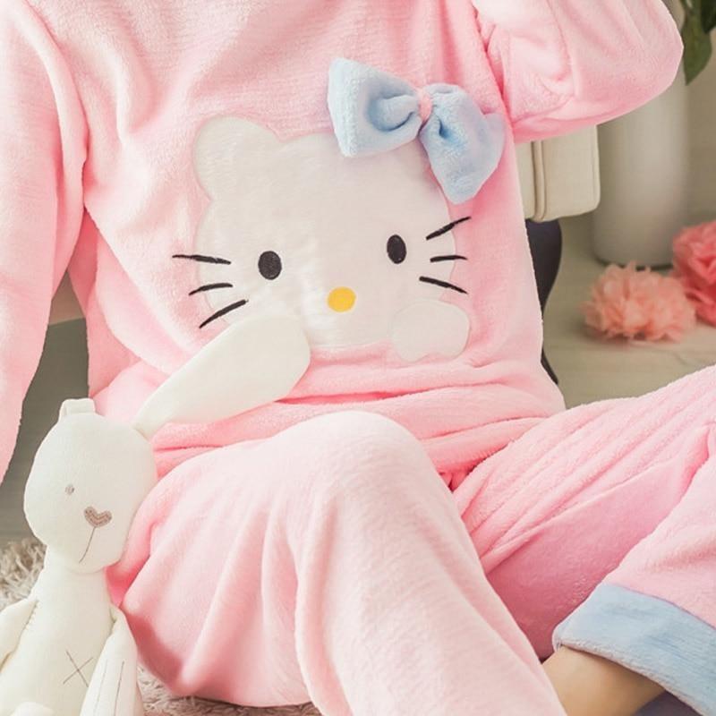 1 Sets of Hod Health & Home Fuzzy Flannel Pajama Sets