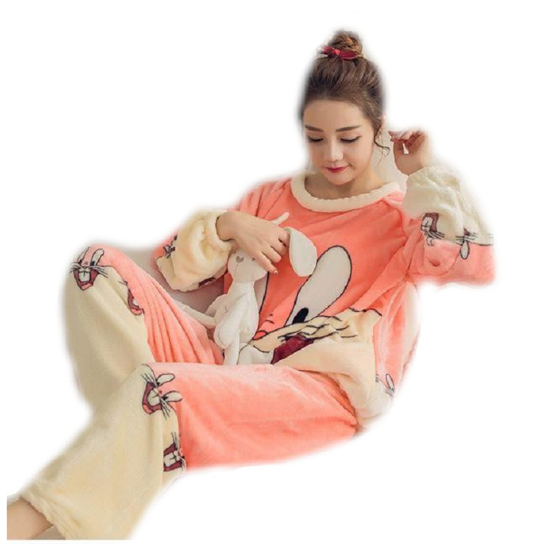 1 Sets of Hod Health & Home Fuzzy Flannel Pajama Sets