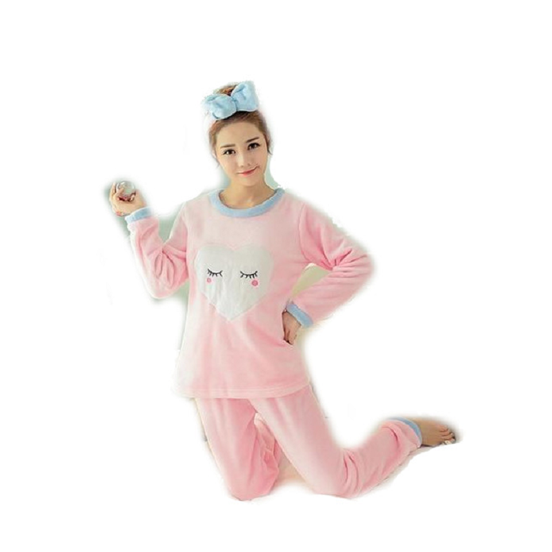 1 Sets of Hod Health & Home Fuzzy Flannel Pajama Sets