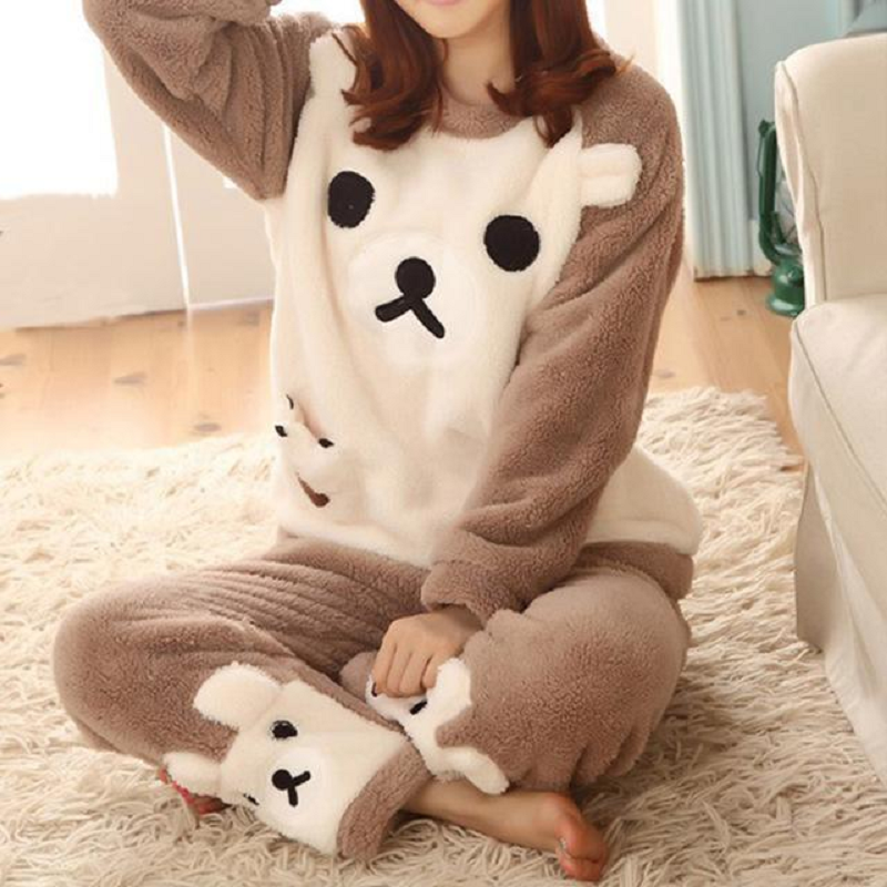 1 Sets of Hod Health & Home Fuzzy Flannel Pajama Sets