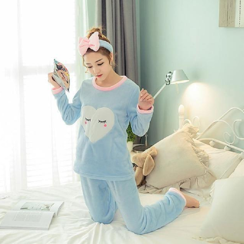 1 Sets of Hod Health & Home Fuzzy Flannel Pajama Sets